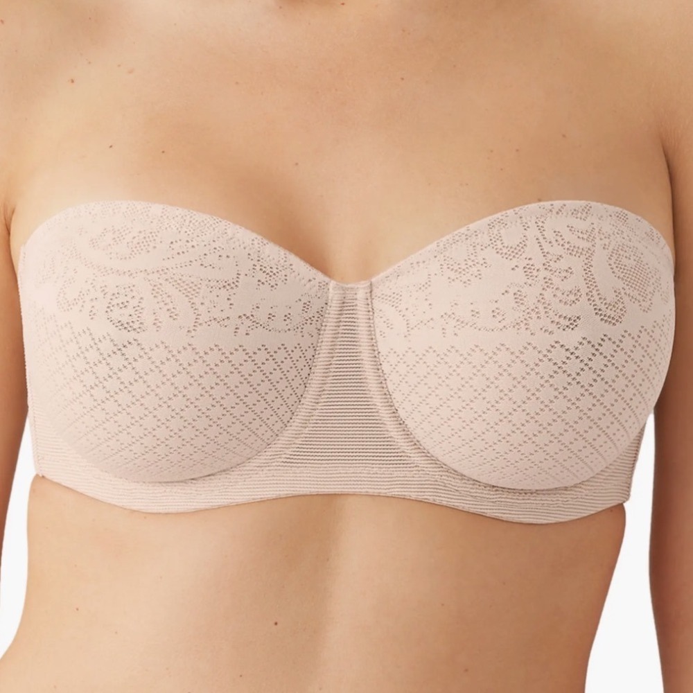 Wacoal visual effects minimizes Strapless Bra 38G Nude Underwire 854310 NWT - Picture 5 of 6